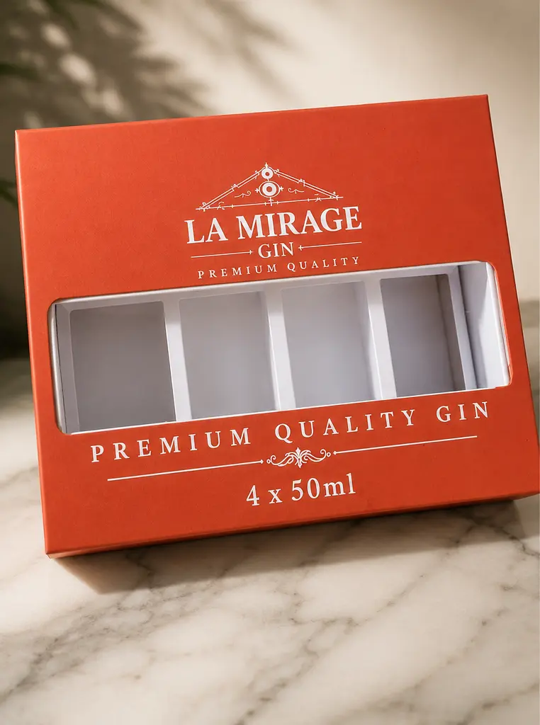 Orange luxury presentation packaging